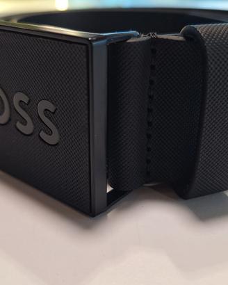Boss cintura uomo in pelle nera taglia 85 cm