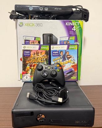 XBOX 360 S Console 250 GB Completa con  SCATOLA