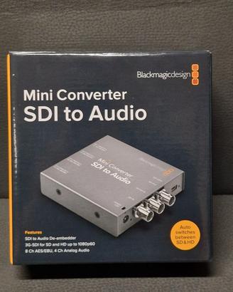 Blackmagic SDI to Audio
