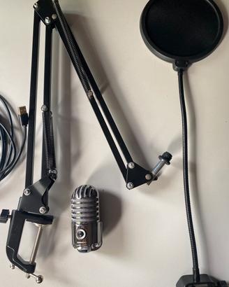 Samson Meteor Mic, staffa supporto, filtro antipop
