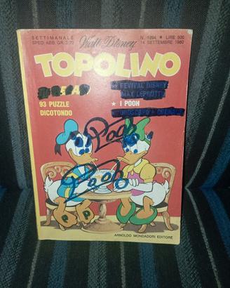 Walt Disney Topolino numero 1294-settembre 1980