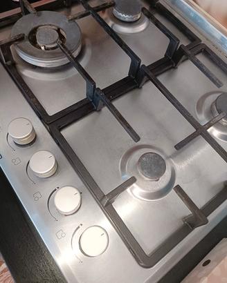 Forno elettrico+piano cottura a gas 4 fuochi 