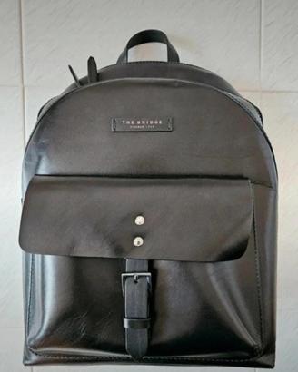 Zaino The Bridge in nero pelle nera - porta pc