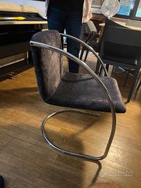 Sedie “Lens” Giovanni Offredi per Saporiti Italia