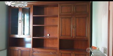 Mobile sala classico , vetrina , libreria , creden
