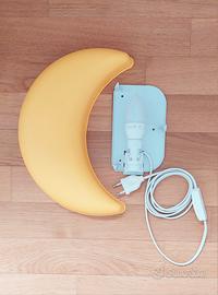 Lampada da parete IKEA a forma di luna + lampadina