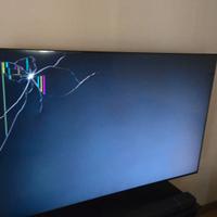 TV Samsung 55" con schermo lesionato