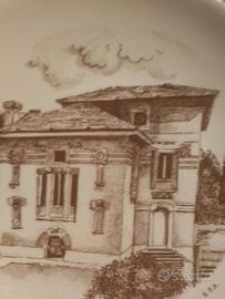 piatto da collezione villa poretti