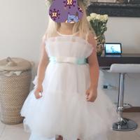 Abito damigella/cerimonia bimba