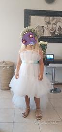 Abito damigella/cerimonia bimba