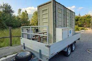 Carrello appendice con camera di contaminazione