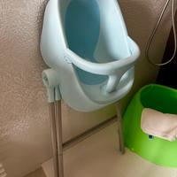 Bagnetto neonati Chicco Bubble Nest azzurro nuovo