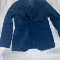 Giacca BLU BENETTON 8/9 anni