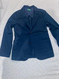Giacca BLU BENETTON 8/9 anni