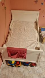 Lettino allungabile ikea completo di materasso