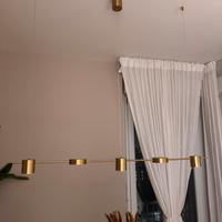 Lampadario Oro 5 Led