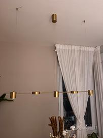 Lampadario Oro 5 Led