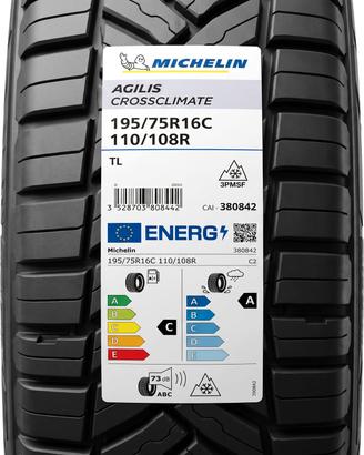 2x 195/75/16 110/108R MICHELIN AGILIS CROSS CLIMAT