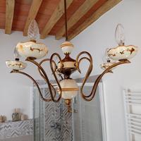 Lampadario stile liberty