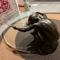 tavolo in bronzo antico per salotto