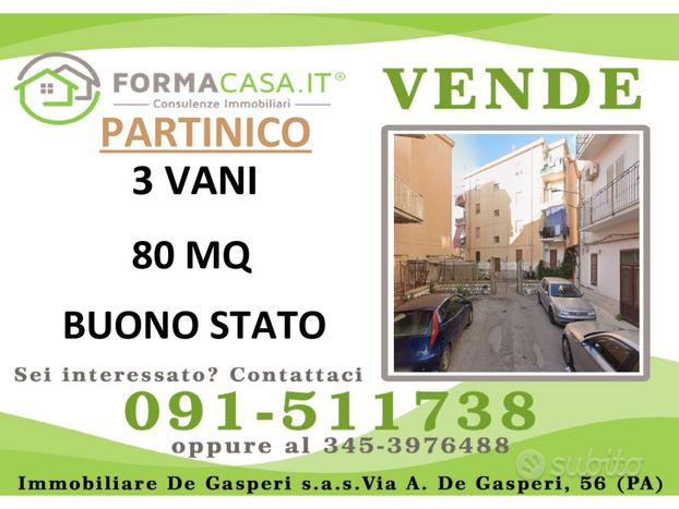 Appartamento a partinico centro