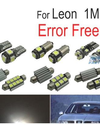 KIT 15 LAMPADE LED INTERNE PER SEAT LEON 1 M 1 99-