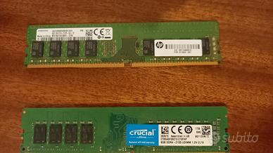 RAM 2x8GB DDR4 2133MHz kit dual channel desktop