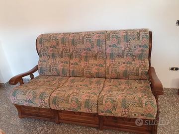 divano rustico 3 posti