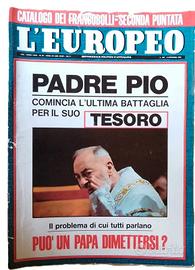 L'Europeo n.40 del 3-10-1968