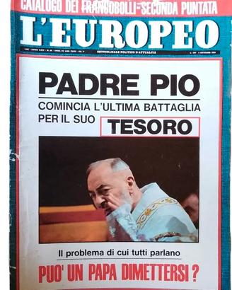 L'Europeo n.40 del 3-10-1968