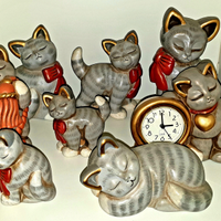 Thun originali Gatti Marroni, Grigi, Bianchi, Rosa