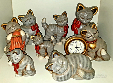 Thun originali Gatti Marroni, Grigi, Bianchi, Rosa