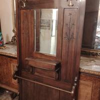Antico mobile da ingresso in legno massello 