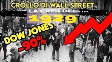 IL  CROLLO A WALL STREET * AZIONE VERA DATATA 1929