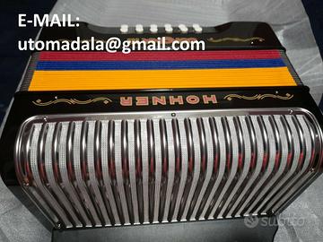 Hohner Corona III, BbEbAb, bandiera colombiana ner