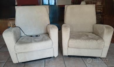 2 Poltrone reclinabili Poltronesofà