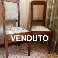 2 SEDIE LIBERTY IMBOTTITE – INIZIO ’900