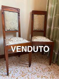 2 SEDIE LIBERTY IMBOTTITE – INIZIO ’900