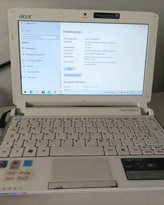 Netbook Acer Aspire one