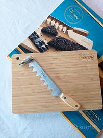 Venchi tagliere e coltello per cioccolata torroni