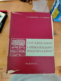 vocabolario latino-italiano / italiano-latino