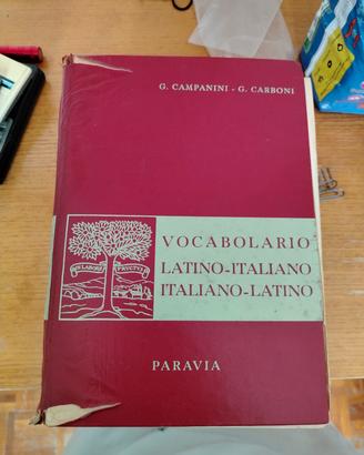 vocabolario latino-italiano / italiano-latino