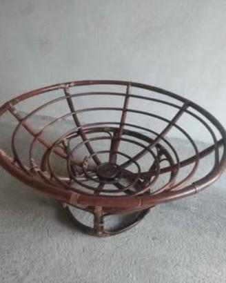 poltrona in bambù originale anni 60