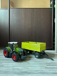 Fendt 936 vario + rimorchio ribaltabile Bruder