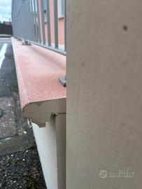 COPRI MURETTO GRANIGLIA ROSA-18pz NUOVI- 100x31x3
