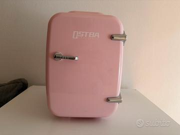 Mini frigo/scaldavivande portatile rosa 4L