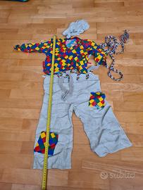 costume carnevale Arlecchino 