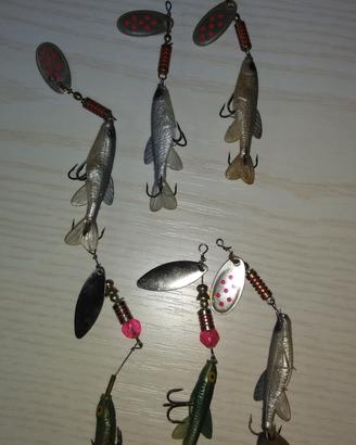 Cucchiaini Rotanti con Pesciolino, PescaaSpinning