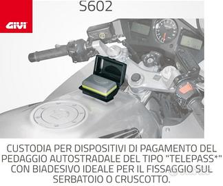 CUSTODIA PORTA TELEPASS GIVI S602 CON BIADESIVO