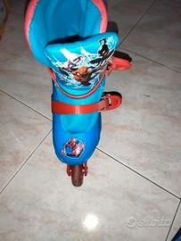 Pattini bambino spiderman